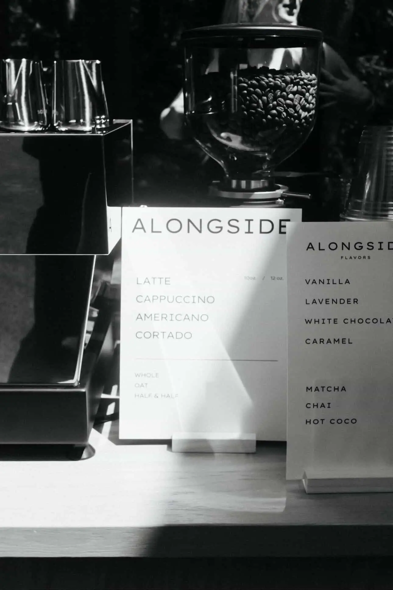 Alongside Coffee Menu Detail
